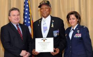 Tuskegee Airman Tech Sgt Ret George Watson Sr Purple Heart Medal